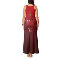 Mate Ma'a Tonga Rugby Tank Maxi Dress Six Seven Six to The World LT03 - Polynesian Pride