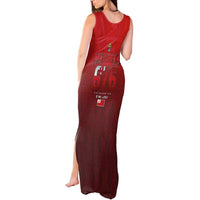 Mate Ma'a Tonga Rugby Tank Maxi Dress Six Seven Six to The World LT03 - Polynesian Pride