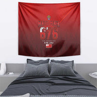 Mate Ma'a Tonga Rugby Tapestry Six Seven Six to The World