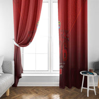 Mate Ma'a Tonga Rugby Window Curtain Six Seven Six to The World LT03 - Polynesian Pride