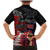 Aotearoa and Samoa Toitu Te Tiriti Family Matching Mermaid Dress and Hawaiian Shirt Honour the Treaty - Te Tiriti Is Us