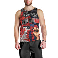 Aotearoa and Samoa Toitu Te Tiriti Men Tank Top Honour the Treaty - Te Tiriti Is Us