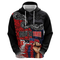 Aotearoa and Samoa Toitu Te Tiriti Zip Hoodie Honour the Treaty - Te Tiriti Is Us