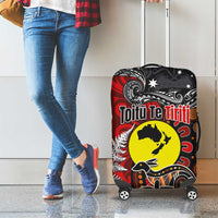 Aotearoa and Australia Toitu Te Tiriti Luggage Cover Honour the Treaty - Te Tiriti Is Us