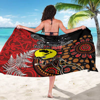 Aotearoa and Australia Toitu Te Tiriti Sarong Honour the Treaty - Te Tiriti Is Us