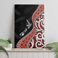 Aotearoa Maori Stylized Koru - Silver Ferns Canvas Wall Art LT03 - Polynesian Pride