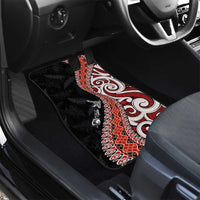 Aotearoa Maori Stylized Koru - Silver Ferns Car Mats LT03 - Polynesian Pride