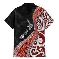 Aotearoa Maori Stylized Koru - Silver Ferns Family Matching Mermaid Dress and Hawaiian Shirt
