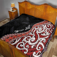 Aotearoa Maori Stylized Koru - Silver Ferns Quilt