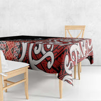 Aotearoa Maori Stylized Koru - Silver Ferns Tablecloth LT03 - Polynesian Pride