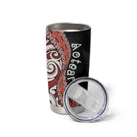 Aotearoa Maori Stylized Koru - Silver Ferns Tumbler Cup LT03 - Polynesian Pride