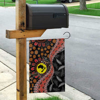 Aotearoa and Australia Garden Flag Maori Koru Ferns With Aboriginal Kangaroo LT03 - Polynesian Pride