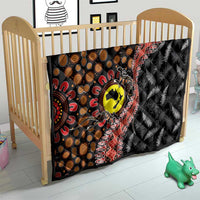 Aotearoa and Australia Quilt Maori Koru Ferns With Aboriginal Kangaroo