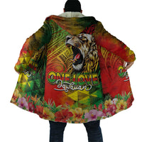 Hawaiian Reggae Cloak Jawaiian One Love-Tribal Tatoos and Rastafari Lion LT03 - Polynesian Pride