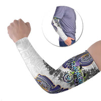 Traditional Art Hawaiian Kakau Tattoos Arm Sleeves Graffiti Style LT03 Set of 2 White - Polynesian Pride