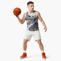 Traditional Art Hawaiian Kakau Tattoos Basketball Jersey Graffiti Style LT03 - Polynesian Pride