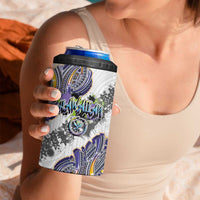 Traditional Art Hawaiian Kakau Tattoos 4 in 1 Can Cooler Tumbler Graffiti Style LT03 - Polynesian Pride