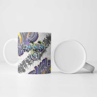 Traditional Art Hawaiian Kakau Tattoos Ceramic Mug Graffiti Style LT03 - Polynesian Pride