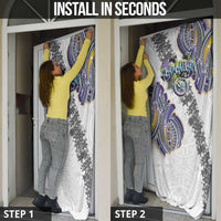Traditional Art Hawaiian Kakau Tattoos Door Cover Graffiti Style LT03 - Polynesian Pride