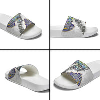 Traditional Art Hawaiian Kakau Tattoos Slide Sandals Graffiti Style - Polynesian Pride