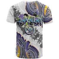 Traditional Art Hawaiian Kakau Tattoos T Shirt Graffiti Style LT03 - Polynesian Pride