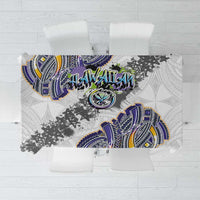 Traditional Art Hawaiian Kakau Tattoos Tablecloth Graffiti Style LT03 White - Polynesian Pride