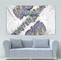 Traditional Art Hawaiian Kakau Tattoos Tapestry Graffiti Style - Polynesian Pride