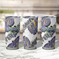 Traditional Art Hawaiian Kakau Tattoos Tumbler Cup Graffiti Style - Polynesian Pride