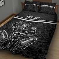 Custom Hawaii Warrior Quilt Bed Set Kakau Quilt Pattern LT03 - Polynesian Pride