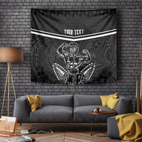 Custom Hawaii Warrior Tapestry Kakau Quilt Pattern LT03 - Polynesian Pride