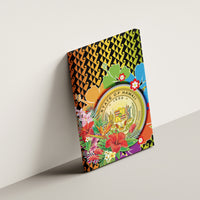 Hawaii Womens Day Wahine Canvas Wall Art Strong Beautiful Woman with Kakau Style LT03 - Polynesian Pride