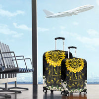 Flores de Mayo and Filipino Fiesta Luggage Cover The Sun-Jasmine and Polynesian Yakan Tattoo Barong Style