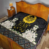 Flores de Mayo and Filipino Fiesta Quilt The Sun-Jasmine and Polynesian Yakan Tattoo Barong Style