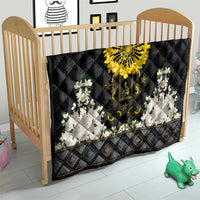 Flores de Mayo and Filipino Fiesta Quilt The Sun-Jasmine and Polynesian Yakan Tattoo Barong Style