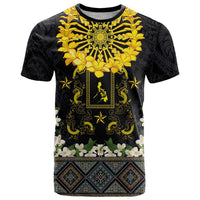 Flores de Mayo and Filipino Fiesta T Shirt The Sun-Jasmine and Polynesian Yakan Tattoo Barong Style