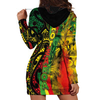 Aotearoa Reggae Hoodie Dress Maori Reggae-One Love LT03 - Polynesian Pride