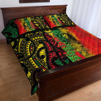Aotearoa Reggae Quilt Bed Set Maori Reggae-One Love LT03 - Polynesian Pride