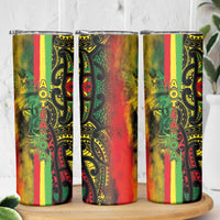 Aotearoa Reggae Skinny Tumbler Maori Reggae-One Love LT03 - Polynesian Pride