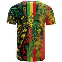 Aotearoa Reggae T Shirt Maori Reggae-One Love