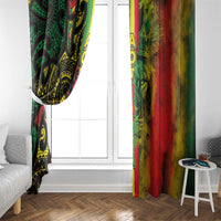 Aotearoa Reggae Window Curtain Maori Reggae-One Love LT03 - Polynesian Pride