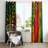 Aotearoa Reggae Window Curtain Maori Reggae-One Love LT03 - Polynesian Pride