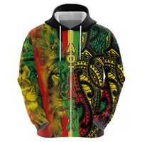 Aotearoa Reggae Zip Hoodie Maori Reggae-One Love