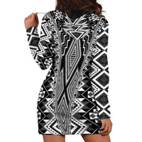 Aotearoa Tukutuku and Poutama Motif Classic Hoodie Dress LT03 - Polynesian Pride