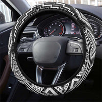 Aotearoa Tukutuku and Poutama Motif Classic Steering Wheel Cover LT03 - Polynesian Pride