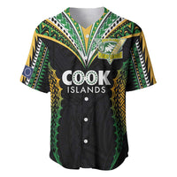 Custom Cook Islands Rugby League Baseball Jersey Tatau Tribal Pattern-Special Edition Black Color
