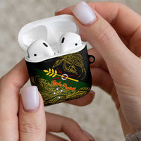 Chimpu Province Papua New Guinea AirPods Case Bird-of-paradise Art Tattoo and Melanesian Motifs - Polynesian Pride