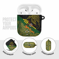 Chimpu Province Papua New Guinea AirPods Case Bird-of-paradise Art Tattoo and Melanesian Motifs - Polynesian Pride