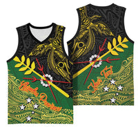 Personalized Chimpu Province Papua New Guinea Basketball Jersey Bird-of-paradise Art Tattoo and Melanesian Motifs - Polynesian Pride