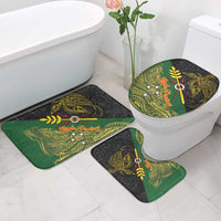 Chimpu Province Papua New Guinea Bathroom Set Bird-of-paradise Art Tattoo and Melanesian Motifs - Polynesian Pride