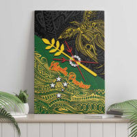 Chimpu Province Papua New Guinea Canvas Wall Art Bird-of-paradise Art Tattoo and Melanesian Motifs - Polynesian Pride
